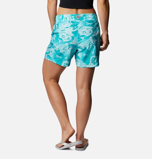 Columbia PFG Tidal II Shorts Blue For Women's NZ87506 New Zealand